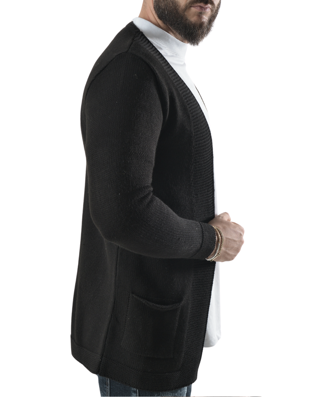 Cardigan aperto nero art 0224