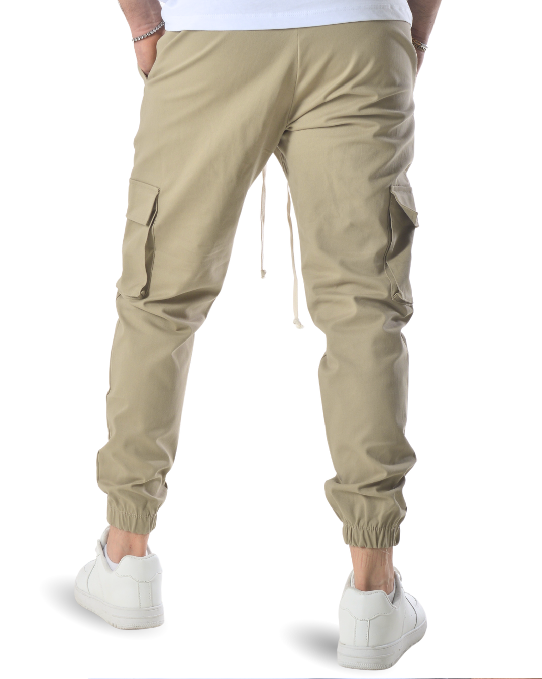 Pantalaccio cargo con tascone laterale art 8030 beige