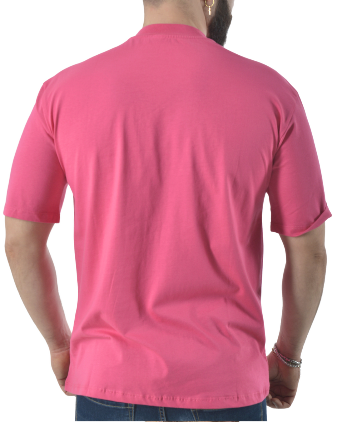 T-shirt oversize fucsia