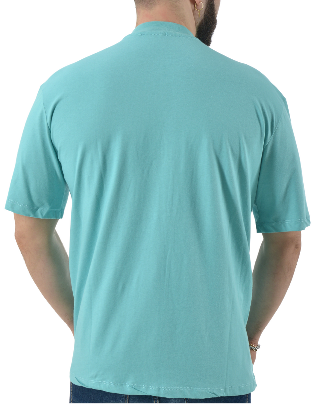 T-shirt oversize verde acqua