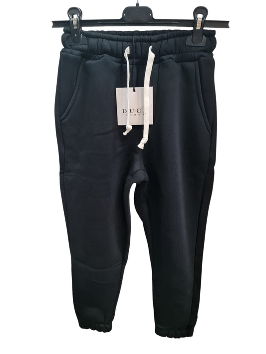 Pantalone tuta bambino tinta unita art b90-pc nero