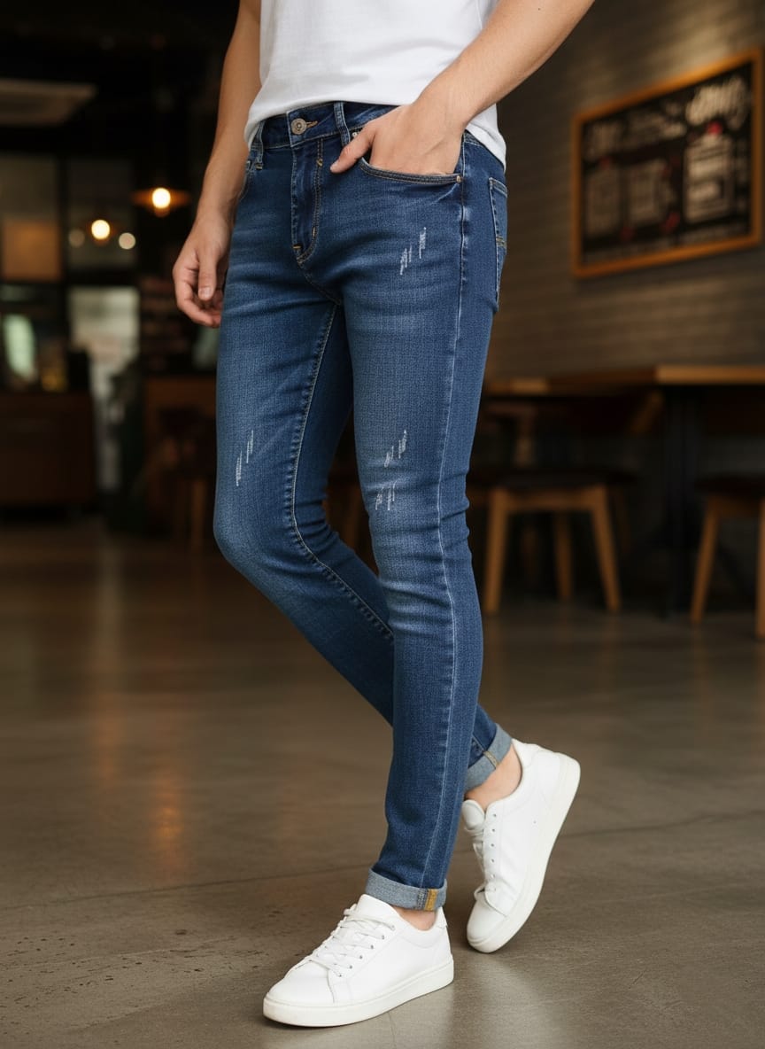 Jeans slim art m2689 denim scuro
