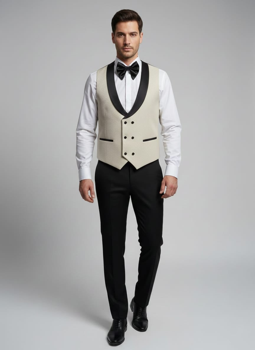 Abito completo elegante oro con brillantini