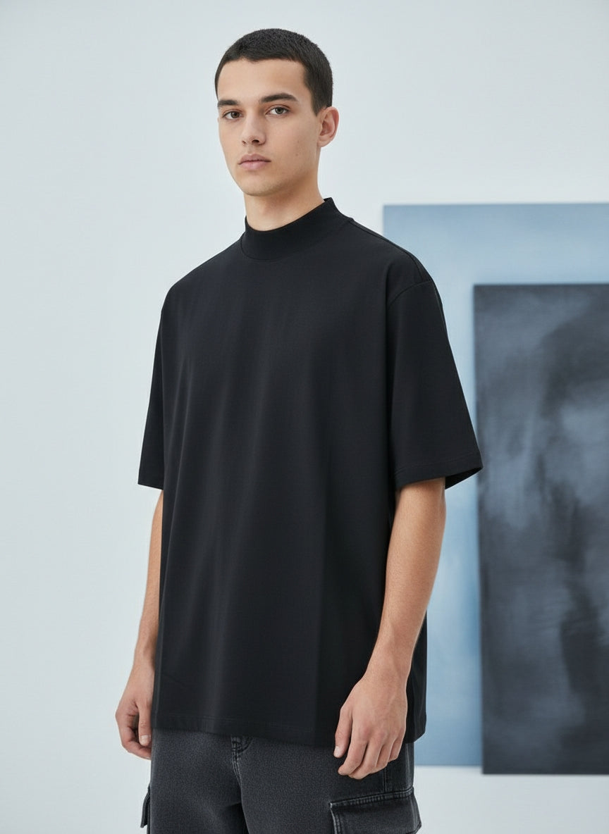 T-shirt oversize nera