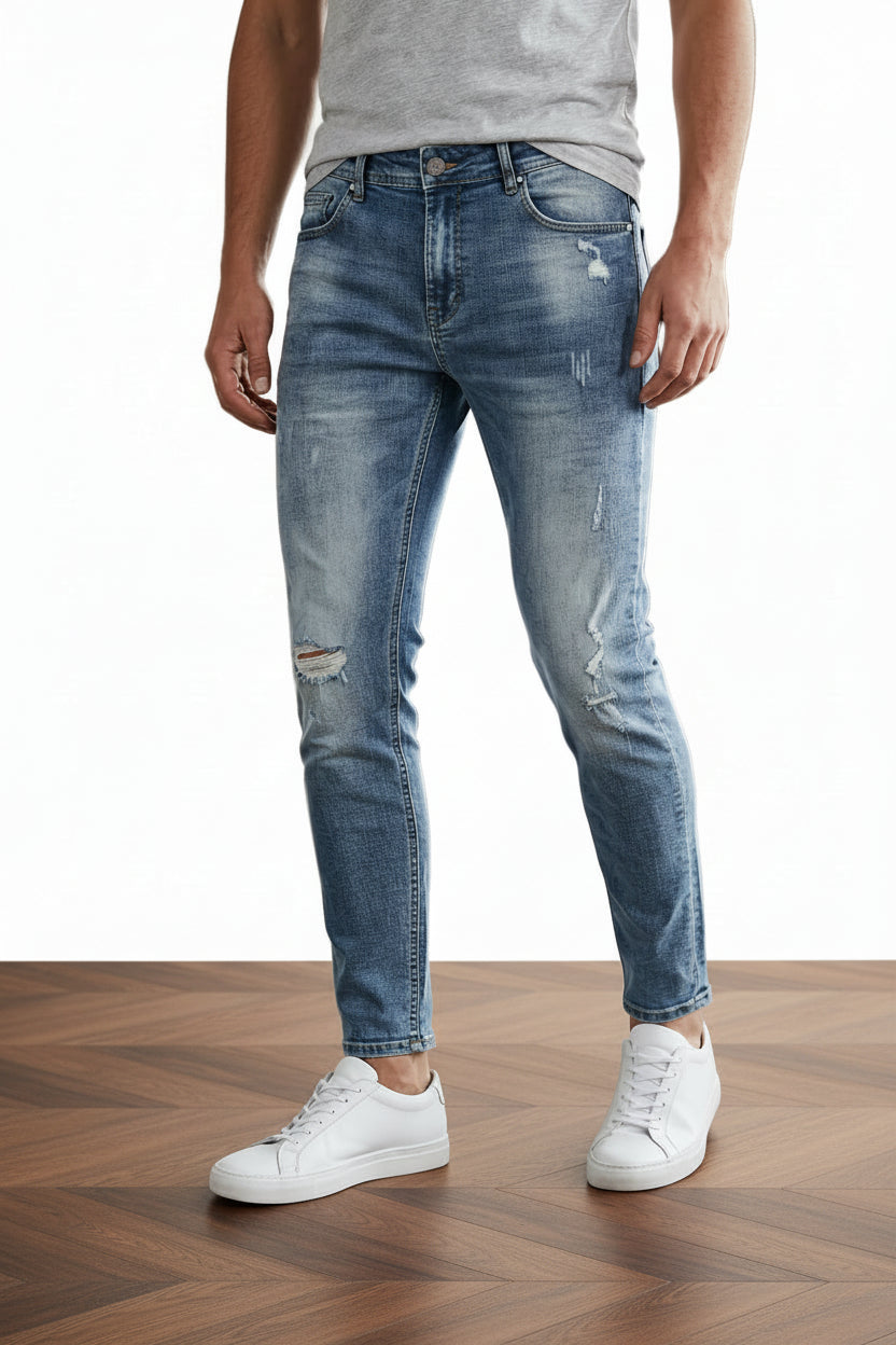 Jeans slim fit art x 073k a denim chiaro