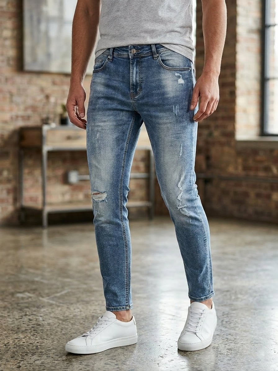 Jeans slim fit art x-073k-a# denim chiaro