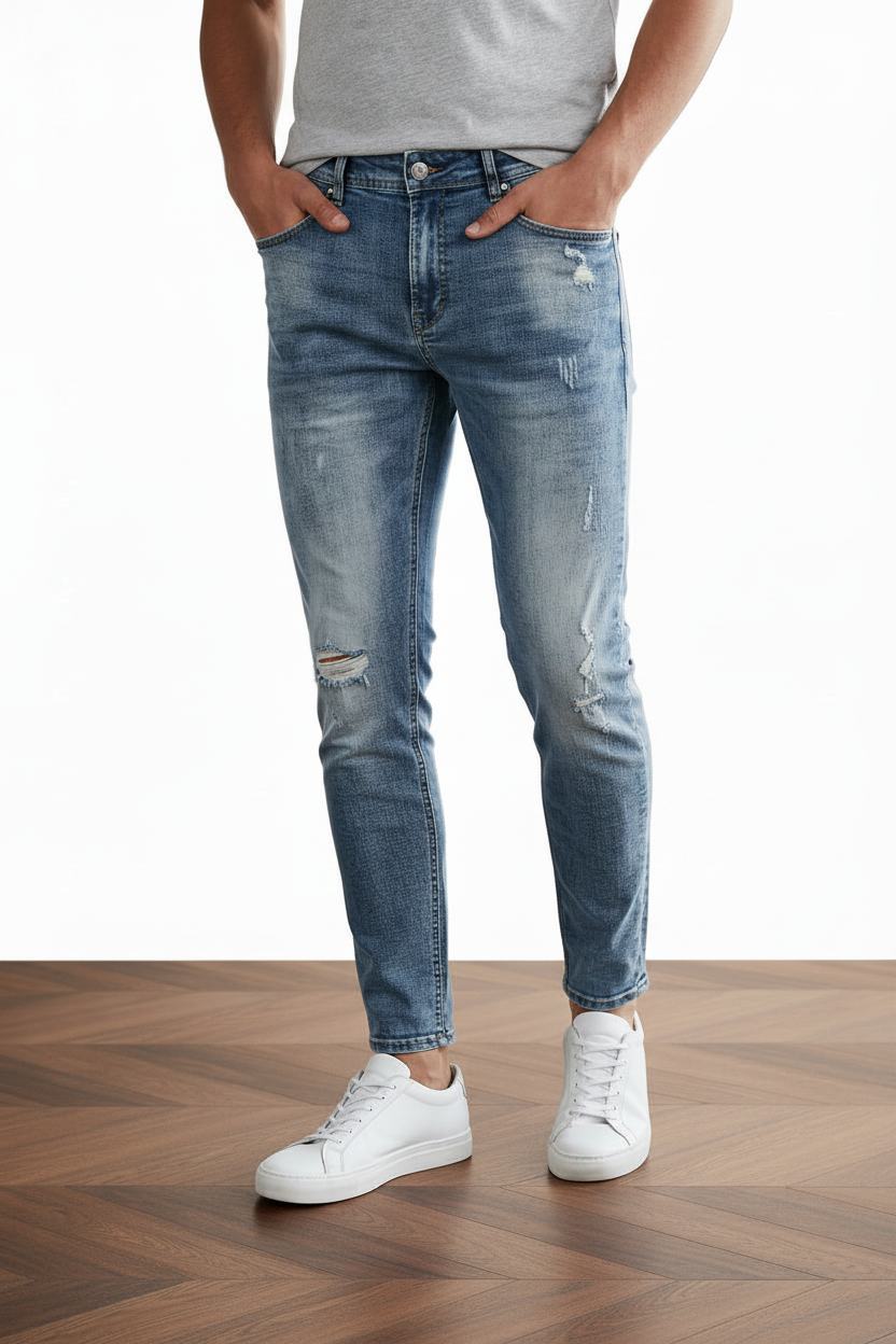 Jeans slim fit art x 073k a denim chiaro