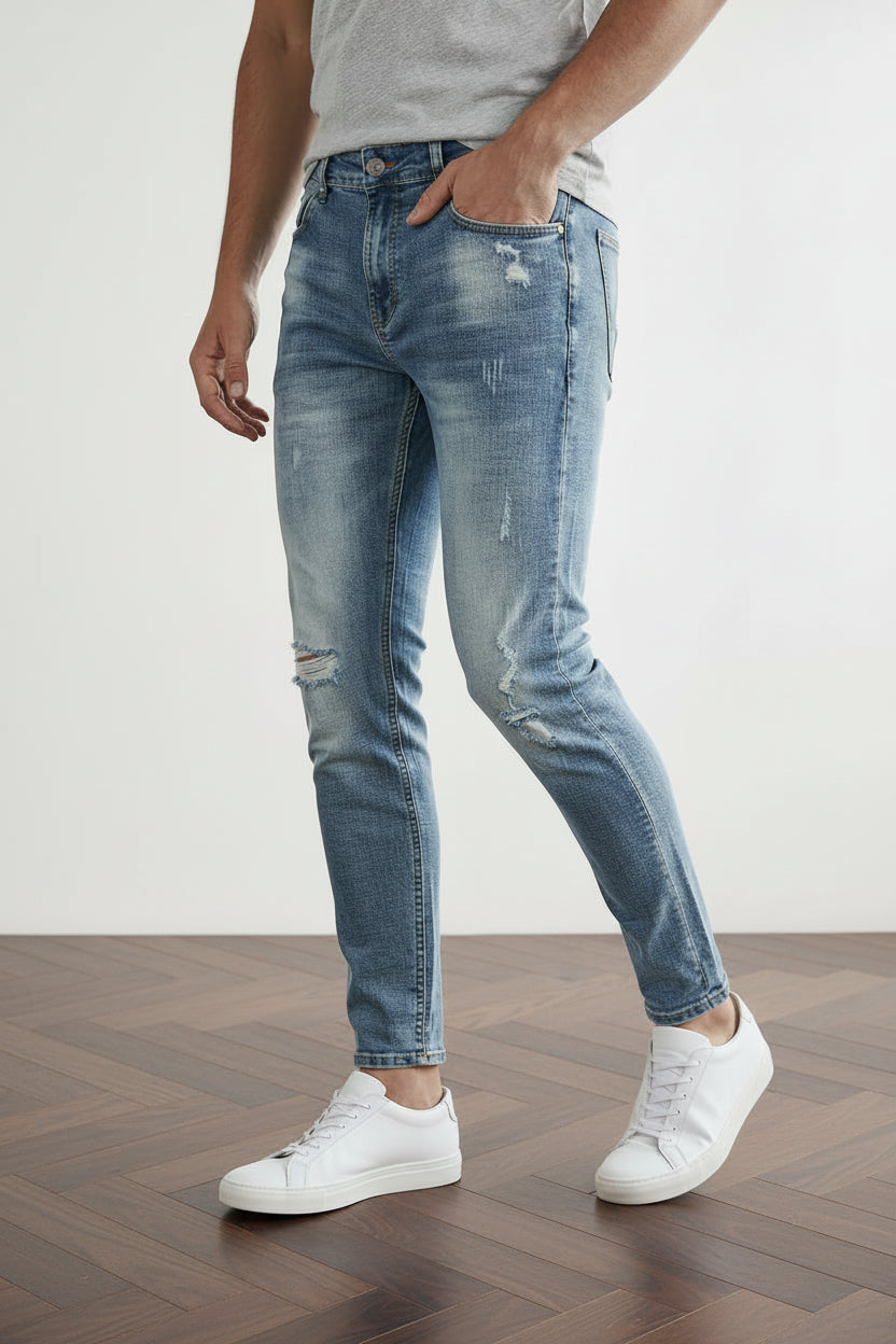 Jeans slim fit art x 073k a denim chiaro