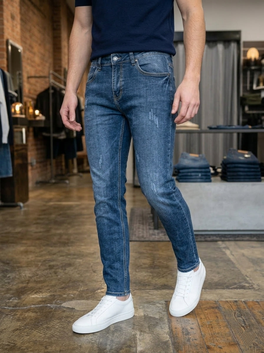 Jeans slim fit art x-098# denim blu scuro