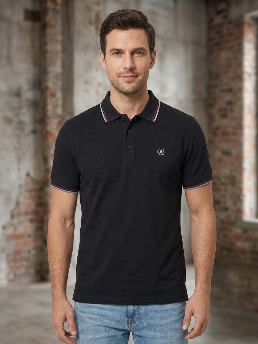 Polo maniche corte BE BOARD art 9002 color nero