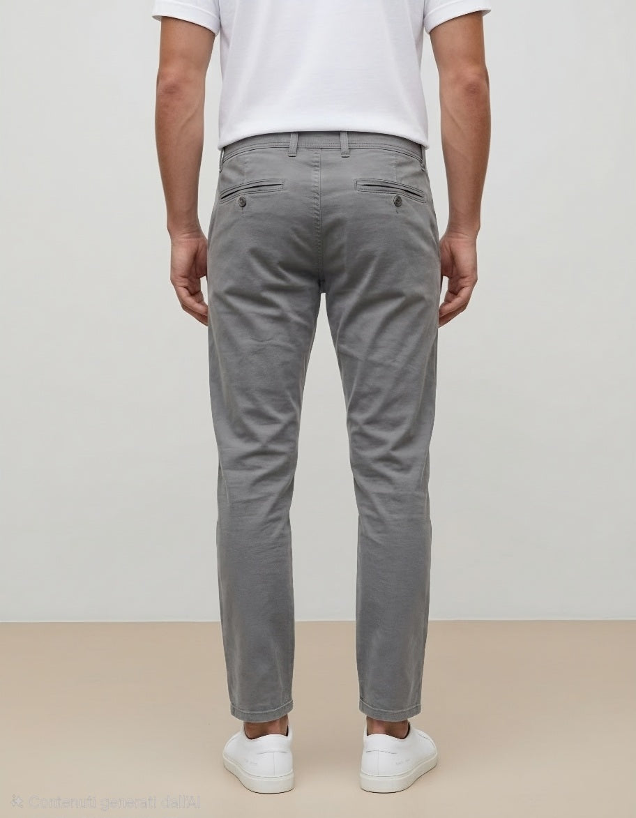 Pantalone grigio tasca america