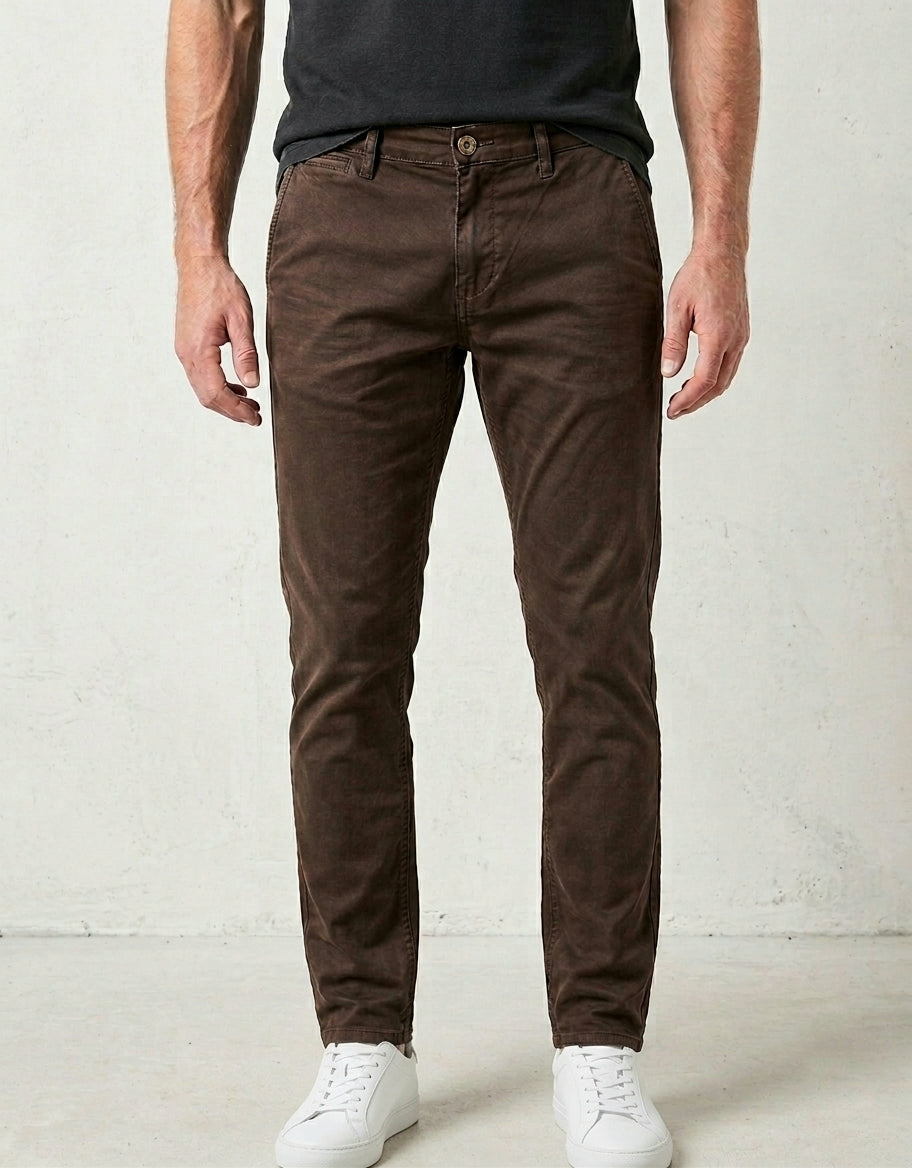 Pantalone marrone tasca america