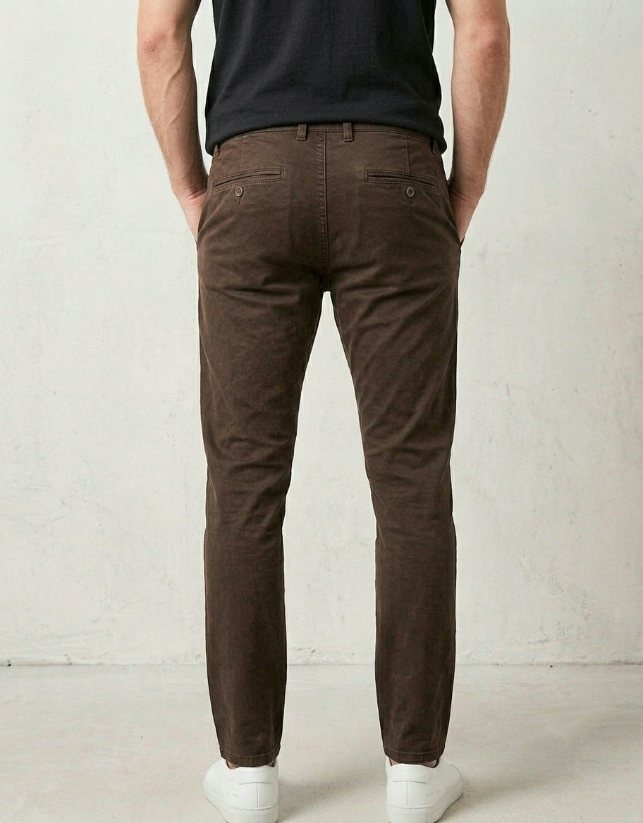 Pantalone marrone tasca america