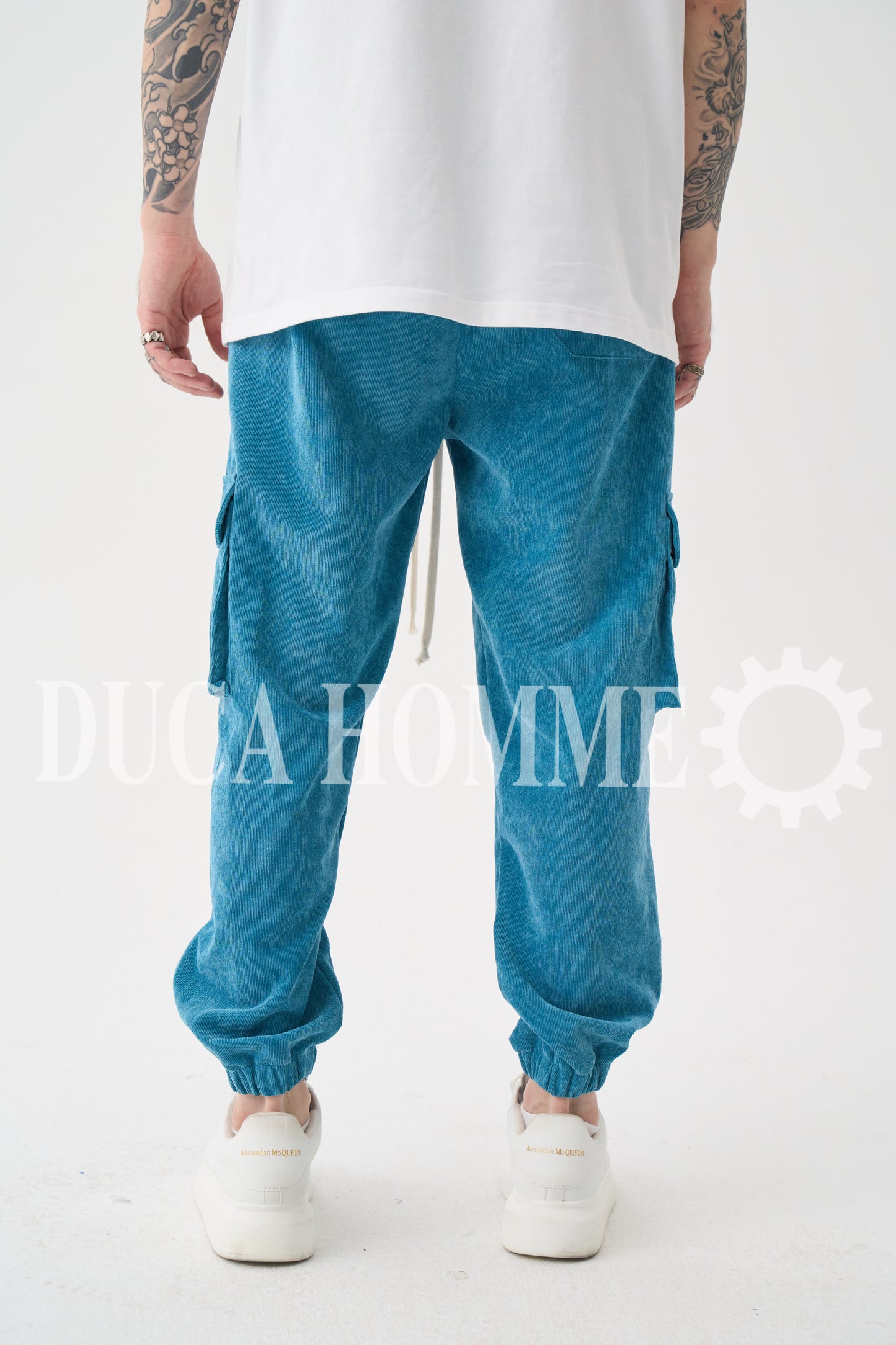 Pantalaccio cargo colore petrolio