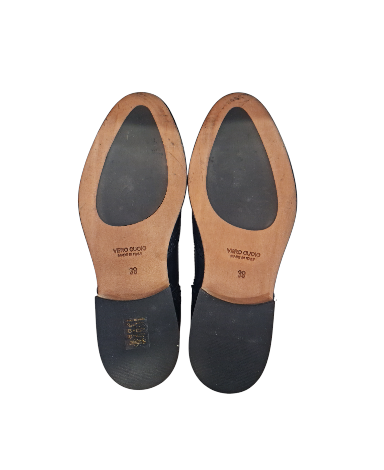 Scarpe eleganti in vero cuoio art derby nere