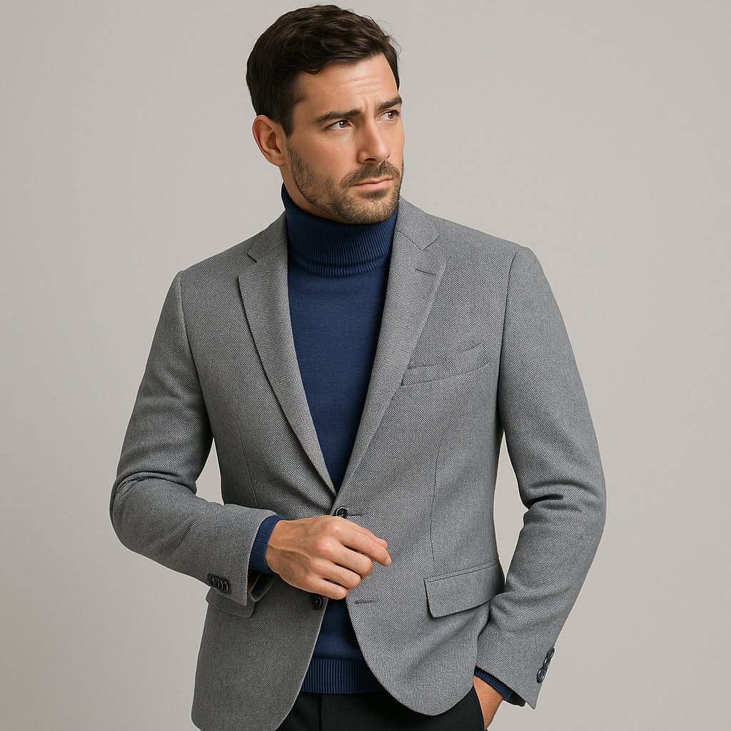 Giacca elegante grigia chiara